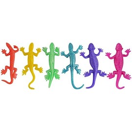 Henbrandt 12 STRETCHY LIZARDS Party Bag Toy
