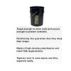 5 Gallon (20L) Plastic Buckets, 3-Pack - Black