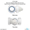 Drain Line Adapter (DLA) with 1/4-inch Quick Connect Fitting for