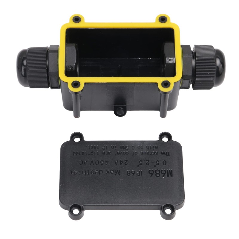CNBTR Outdoor Underwater IP68 2Way Cable Wire Connector Junction Box