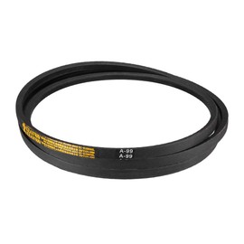 sourcing map A99 Drive V-Belts 99" Inner Length 13mm Width 8mm Thick JIS Standard A-Section Rubber Drive Transmission Belt