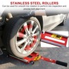 Portable Tire Jack Tool with Roller Plate, Tire Lifting Tool