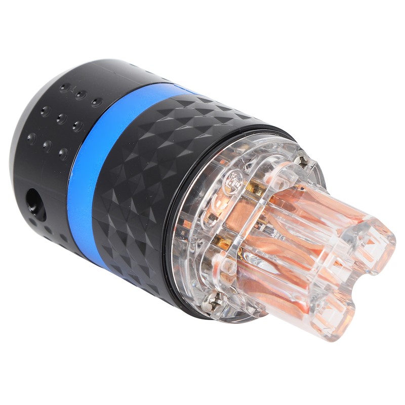Monosaudio E103/F103 Power Plug Transparent Pure Copper Power Plug Audio