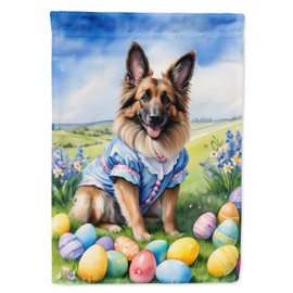 Caroline's Treasures DAC4947GF Belgian Tervuren Easter Egg Hunt Garden Flag Mailbox Flag Decorative Yard Flag Banner Outside Patio Artwork Yard Flower Beds, Garden Size, Multicolor