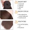 Chocolate Brown Bundle Color #4 Straight Human Hair Bundles Peruvian