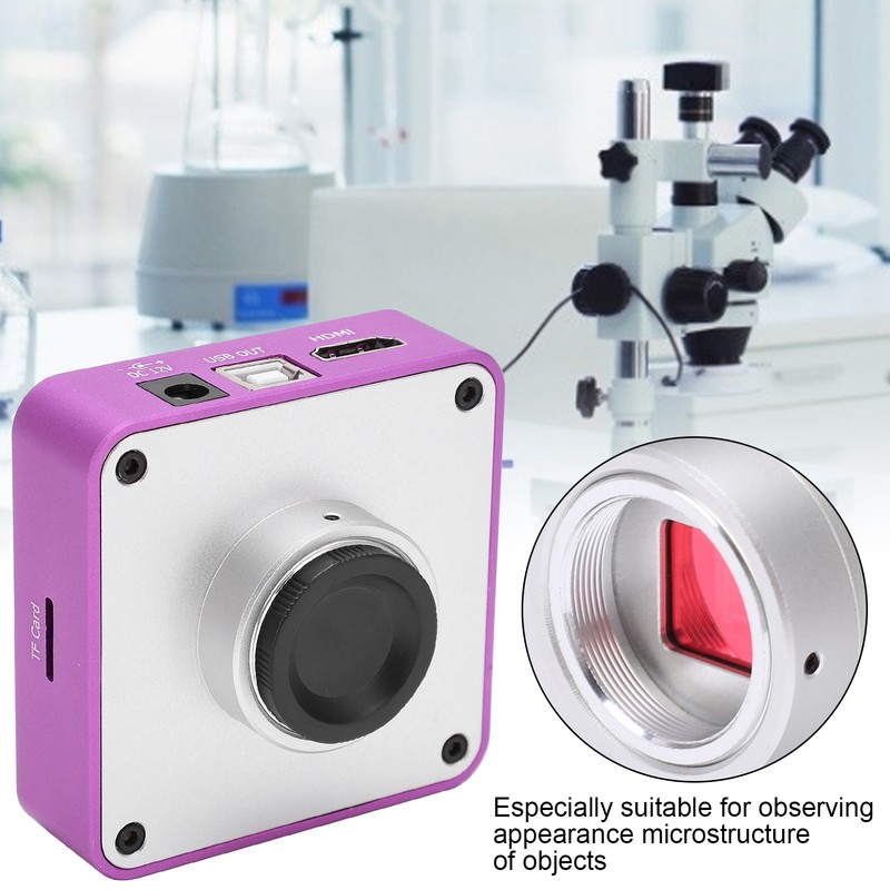 2K 51MP Microscope Camera USB Industrial Camera +1/2 Stereoscopic Microscope
