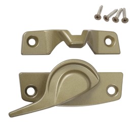 Metal Window Lock Replacement for Andersen Window Parts, Work with 200 Series Narroline Or 400 Series Tilt-Wash Double-Hung Window, Stone Sash Lock and Keeper