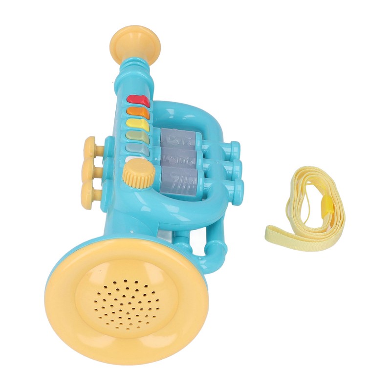 Horn Toy Simulation Design Dynamic Lighting Effect Musical Instrument Horn