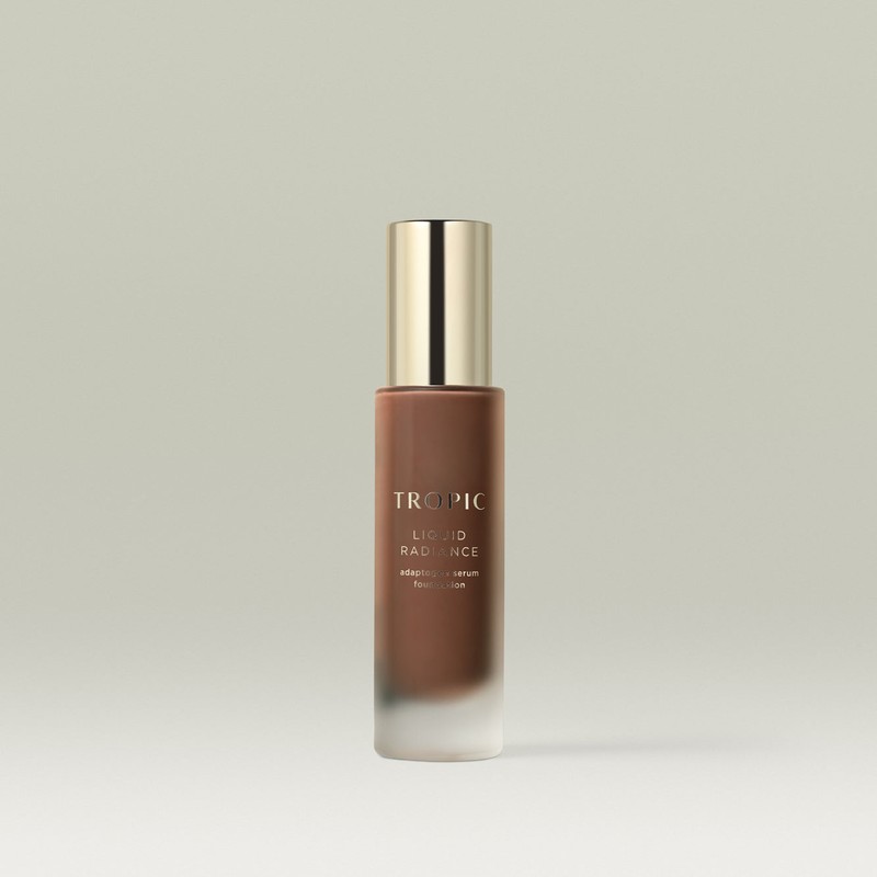 Tropic Skincare Liquid Radiance Adaptogen Serum Foundation, Shade 10 (Deep