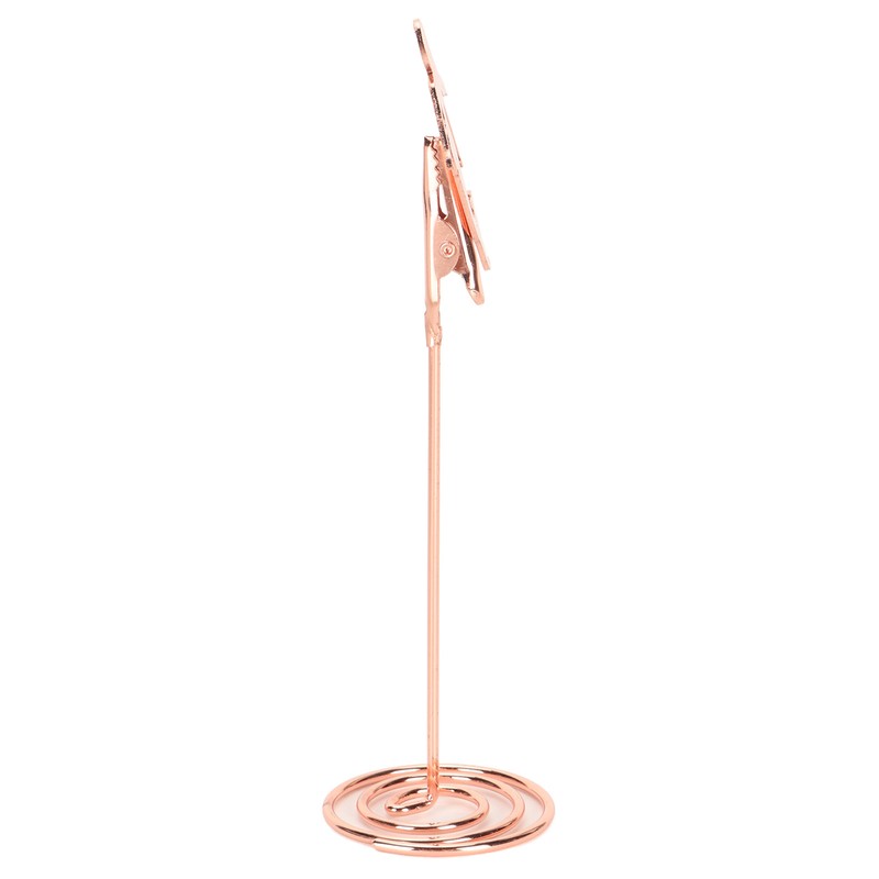 10pcs Table Number Holder Spiral Base Mermaid Shaped Wedding Table