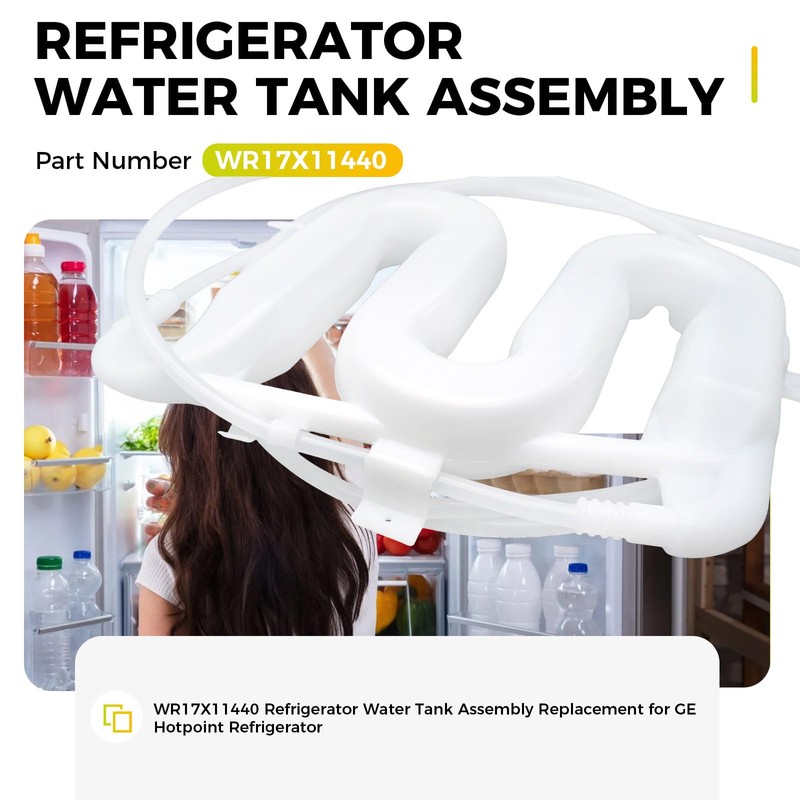 WR17X11440 Water Tank Assembly Replacement for GE Hotpoint Refrigerator –