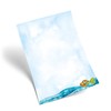 Logbuch-Verlag 25 Sheets Letter Paper Fish Communion Invitation DIN A4