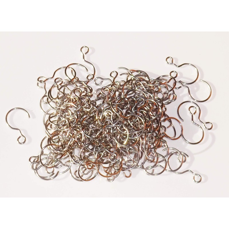 160 Chrome S Shape Hooks in Metal 18mm 0.7 Inches
