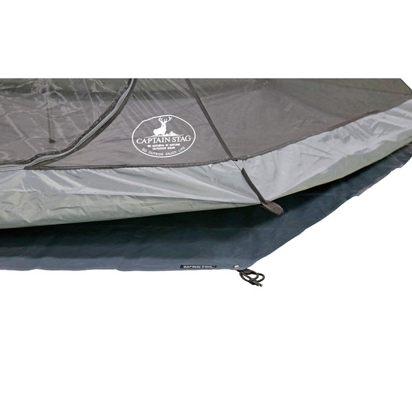 Captain Stag Tent Sheet, Ground Sheet, Compatible Tent: UA-34/CS Classics One-Pole Tent, Hexagon 300 UV, UA-16, Aluminum One-Pole Tent, Hexagon 300 UV, Storage Bag Included