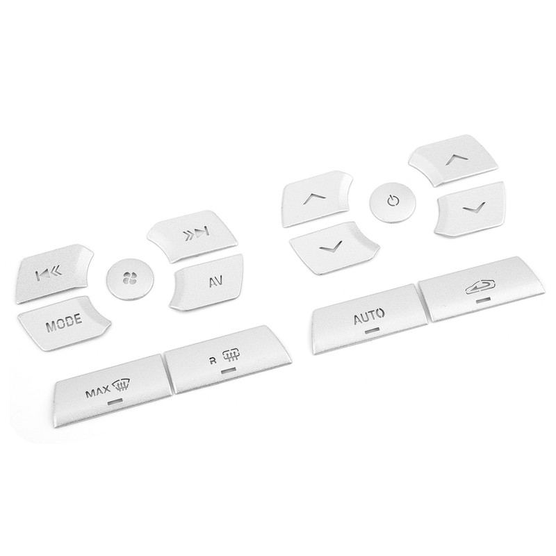 14Pcs Air Condition Button Cover Trim AC Control Stickers Fit