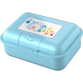 HABA Lunch Box and Drinking Bottle Rainbow Colours Kiga Rabbit Dog Tennis Compartment Lunch Box Gift Set Girls Boys