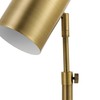 Globe Electric 52097 Pratt 18" Desk Lamp, Matte Brass Finish,