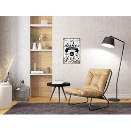 Funny Metal Tin Sign The Dishes are Looking at Me Dirty Again Kitchen Quote Decorate Wall Decor Rustic Kitchen Signs with Sayings for Home Kitchen Restaurant Decor Gifts 8x12inches