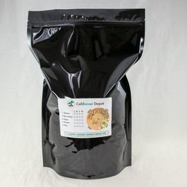 2.5 Quarts Genuine Japanese Steam Sterilized Super Hard Fired Akadama & Kiryu for Top Dressing, Bonsai Soil Blend Mix - Small Grain