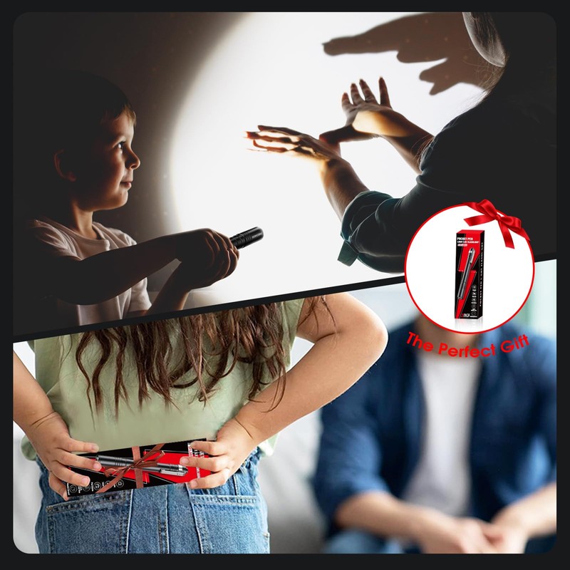 LETMY LED Pen Light 2 Pack, Lightweight, Small Bright Pen