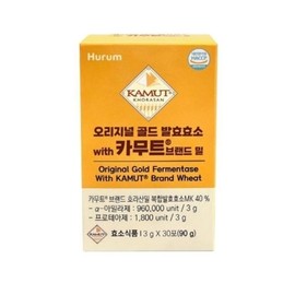 휴럼 카무트 브랜드 밀 발효효소 30포 x 1박스 Huerum Kamut Brand Wheat Fermented Enzyme 30 Packs x 1 Box