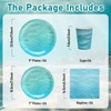 UVTQSSP 96Pcs Party Plates, Ocean Paper Plates and Napkins Sets
