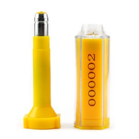 LeadSeals 10 PCS High Security UHF RFID Bolt Seals Container Seal RFID Electronic Tamper Seal Shipping Seal with Print Progressive Numbering for Cargo, Trucks, Railways, Wagons, and Trailers