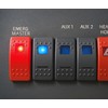 MGI SpeedWare 3-Pack Marine Rocker Switches with Illuminated LED, 20A