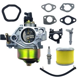 VRWEARE GX390 GX340 Carburetor with Air filter and Spark plug Fit for Predator 420 11hp 13hp 339 389cc 420cc Engines Pressure Washer Carb Replacement 16100-ZF6-V01, 16100-ZF6-V00