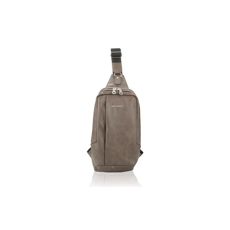 Prosperity PSAA-20-oak PSAA-20 Men's Simple Body Bag, One Shoulder Bag,