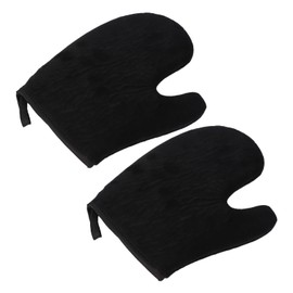 Guantes Aplicadores de Manopla Autobronceadora Flocados Suaves para una Aplicación Fácil y Uniforme de Crema, Loción y Aceite Bronceador, Diseño Reutilizable, Adecuados para un