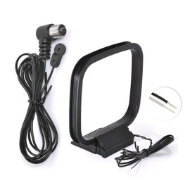 Bingfu 75 Ohm FM Aerial Antenna and AM Loop Antenna for Denon Pioneer Yamaha Marantz Indoor HD Radio FM Radio Bluetooth Stereo Receiver AV Audio Vedio Home Theater Receiver Power Amplifier