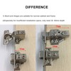 LIKERAINY 95Deg Full Overlay Face Frame Hinge 35mm with Hydraulic