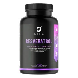 Suplemento Alimenticio Resveratrol 400 Cápsulas 200g Life