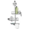 simplehuman Adjustable and Extendable Shower Caddy Large, Stainless Steel and
