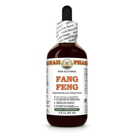 Fang Feng (Saposhnikovia Divaricata) Dry Root Glycerite, Made in Hawaii, All Natural, Vegan, Lab Tested Alcohol-Free Liquid Extract - 2 fl.oz