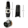 akindou E Flat Alto Saxophone Mouthpiece with 2 Leads and