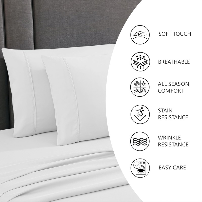 American Home Collection Bed-in-a-Bag 5 Pieces Twin Comforter Set with