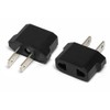 ANRANK E-U4113619AK European to USA American Outlet Plug Adapter (Black,