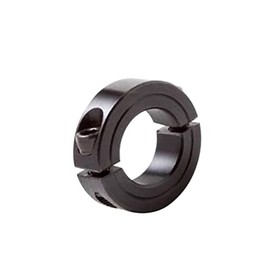 1 1/4" Bore Double Split Shaft Collar - Clamping Shaft Collar - Double Split Clamping Collar - Black Oxide Finish (4, 1 1/4")