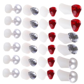 Healeved 1set Rhinestone Toe Separators for Pedicure Toe Dividers for Proper Alignment for Overlapping Easy to Clean and Use