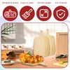 Bgtecho 6 Pack Wood Cutting Board with Handle, 10.5 X