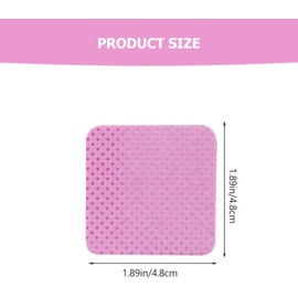 SOIMISS Profesionales Limpiador de Pegamento Toallitas de Glu para Extensión de Pestañas Unidades para Salones de Belleza y Uñas Color Rosa