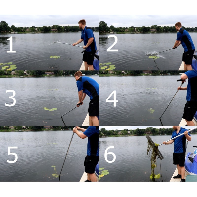 WeedRipper Aquatic Weed Puller for Lake & Pond Sea Weed