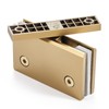 Heavy Duty Shower Glass Door Hinge,Solid One-Piece Precision Cast with