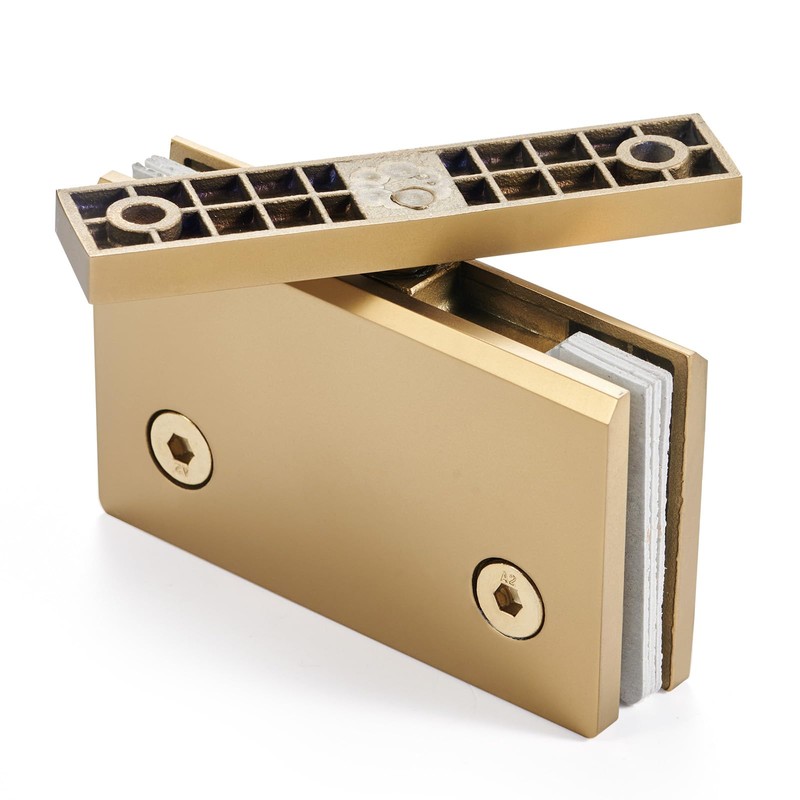 Heavy Duty Shower Glass Door Hinge,Solid One-Piece Precision Cast with