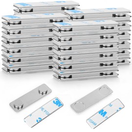 Ninyoon Magnetic Picture Hanger for Wall, Magnetic Picture Frame Poster Hanging System, Strong Wall Magnets Anti-Slip Design - 4.5x1.3cm (24 Pack)