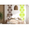 Seamless Retro Pattern Wall Decal | Hexagon Shapes | Modern