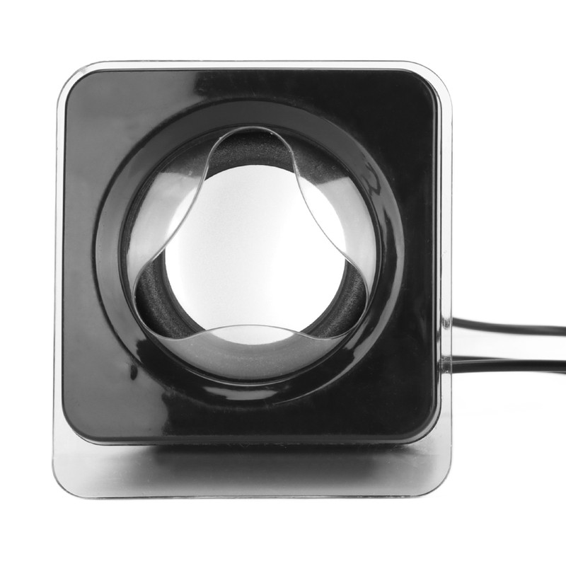 1 Pair Mini USB2.0 Speaker Computer Laptop Desktop Wired Stereo