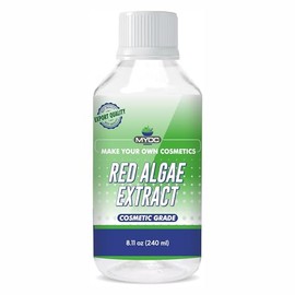 Myoc Red Algae Extract – Cosmetic Grade Liquid | Marine-Derived Ingredient for Skincare, Haircare & DIY Cosmetics | 240ml / 8.11 Fl Oz